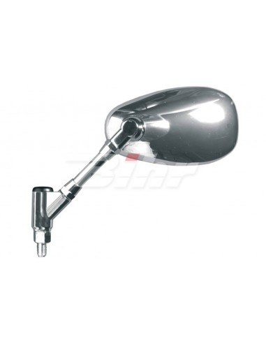 Espelho oval padrão M10 cromado R/D
