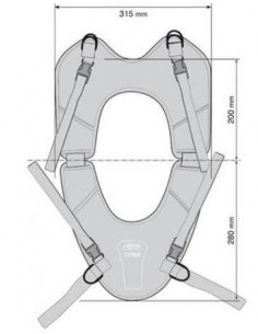 Base universal para tanque Givi T460B 2