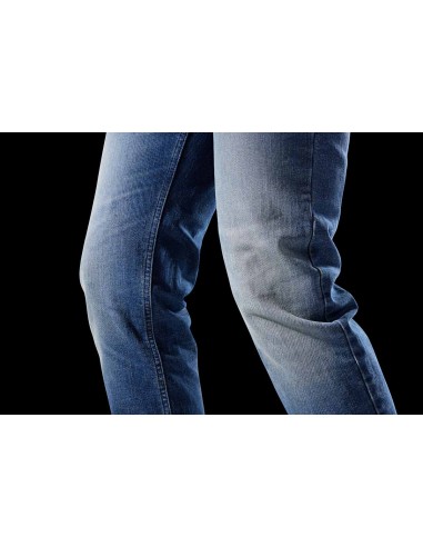 Pantalón Vaquero Furygan D12 X Kevlar Straight Azul lavado