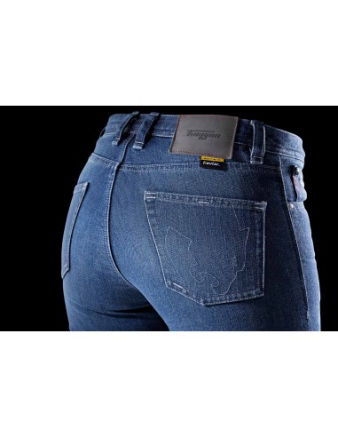 Pantalón Vaquero Furygan Kate X Kevlar Azul medio