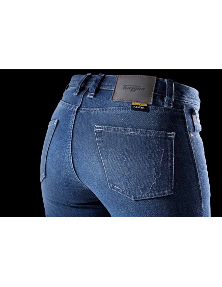 Pantalón Vaquero Furygan Kate X Kevlar Azul medio