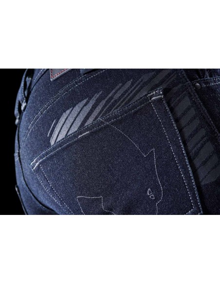 Pantalón Vaquero Furygan Tyron X Kevlar Slim Azul oscuro