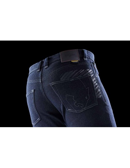 Pantalón Vaquero Furygan Tyron X Kevlar Slim Azul oscuro