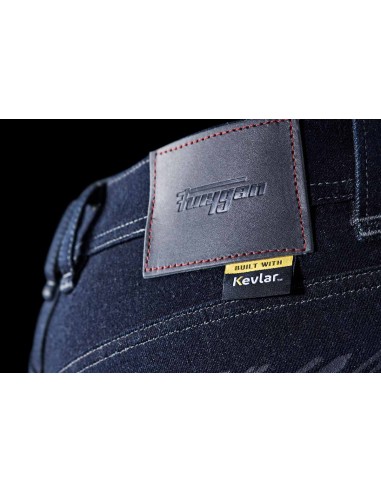 Pantalón Vaquero Furygan Tyron X Kevlar Slim Azul oscuro