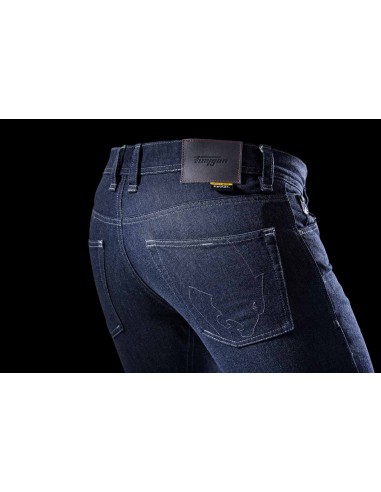 Pantalón Vaquero Furygan Kalvin X Kevlar Slim Azul oscuro