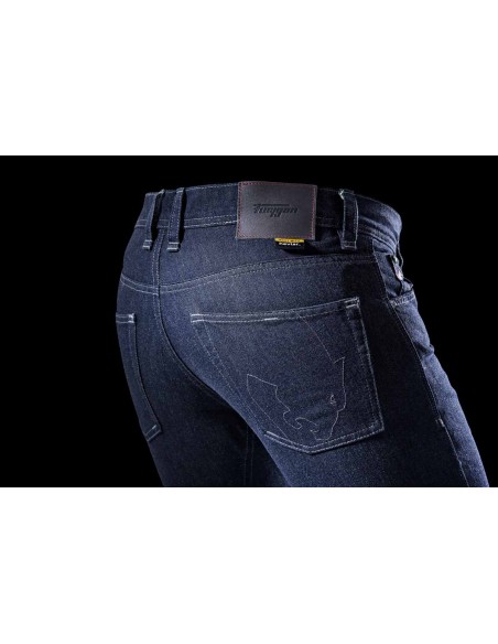 Pantalón Vaquero Furygan Kalvin X Kevlar Slim Azul oscuro