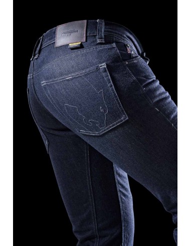 Pantalón Vaquero Furygan Kalvin X Kevlar Slim Azul oscuro