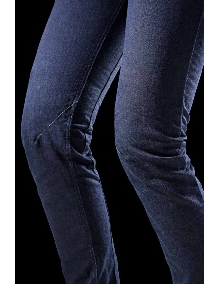 Pantalón Vaquero Furygan Nikita X Kevlar Mom Fit Azul oscuro