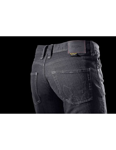 Pantalón Vaquero Furygan K12 X Kevlar Straight Carbono