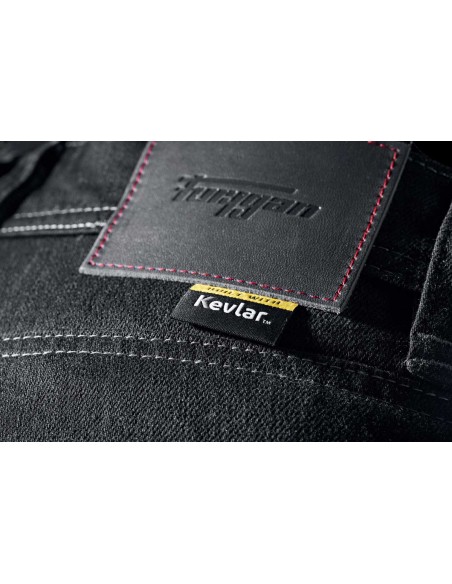 Pantalón Vaquero Furygan Nikita X Kevlar Mom Fit Carbono