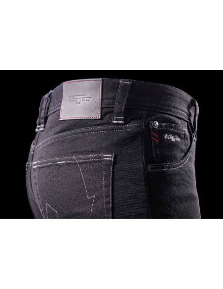 Pantalón Vaquero Furygan D03 Tapered Negro