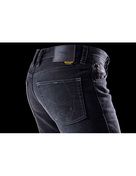 Pantalón Vaquero Furygan D12 X Kevlar Straight Negro