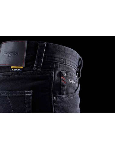 Pantalón Vaquero Furygan D12 X Kevlar Straight Negro