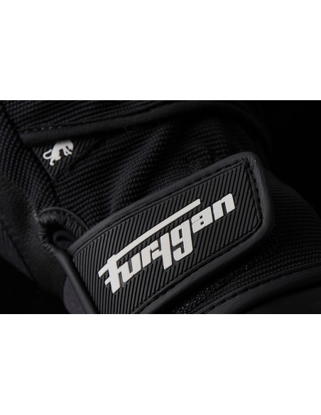Guantes Furygan Jet Kid D3O Negro y blanco