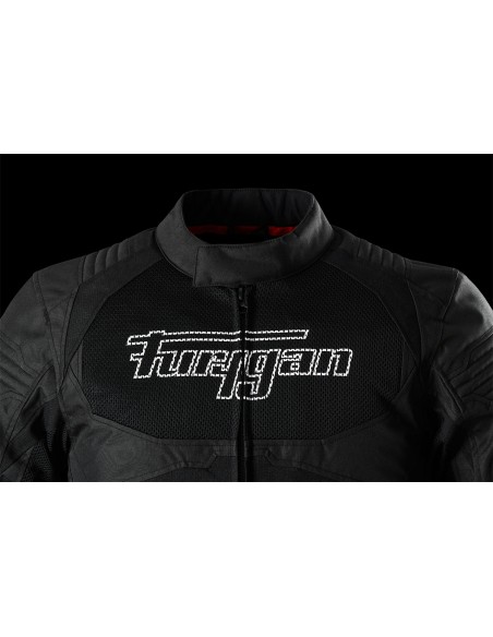 Chaqueta Furygan WB08 Vented+ Negro y blanco S