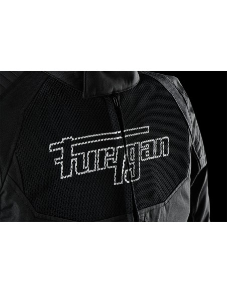 Chaqueta Furygan WB08 Vented+ Negro y blanco S