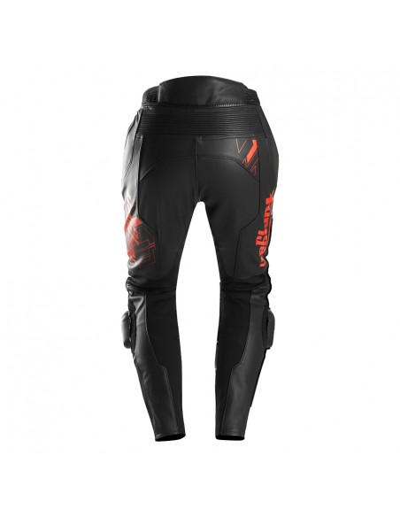 Pantalón Furygan Drack Negro y rojo