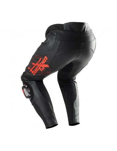 Pantalón Furygan Drack Negro y rojo