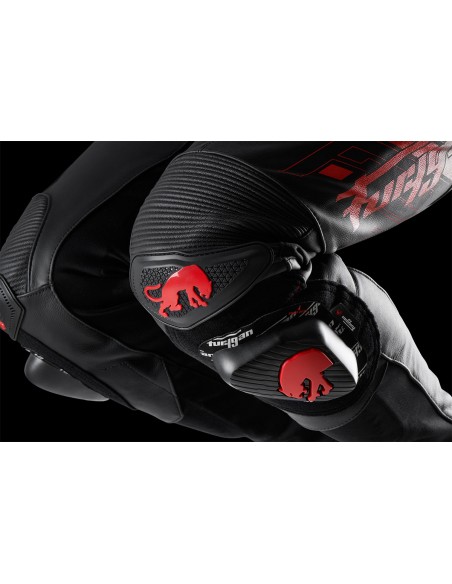 Pantalón Furygan Drack Negro y rojo