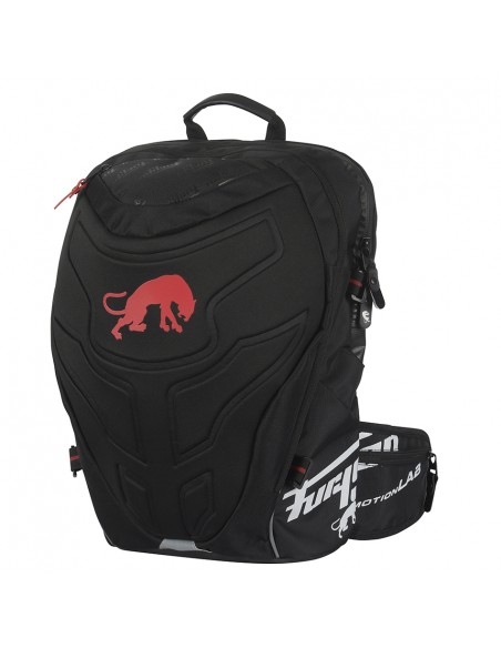 Mochila Furygan Cyclone Negro y rojo