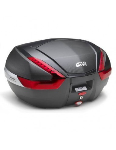 Maleta V47 TECH, 47 Lts. Rojo carbono