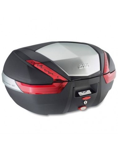 Maleta V47 TECH, 47 Lts Rojo plata