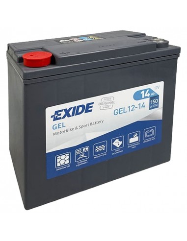 Batería de Gel Exide 12-14