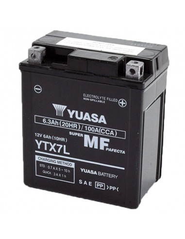 Batería de Ácido Yuasa YTX7L-WC