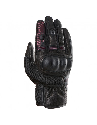 Guantes Furygan TD Air Lady Negro-blanco-rosa XS