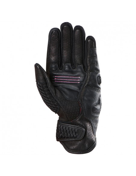 Guantes Furygan TD Air Lady Negro-blanco-rosa XS