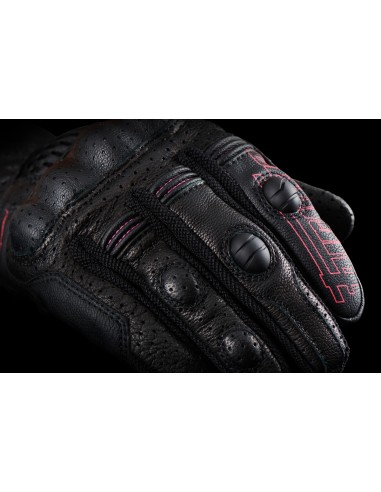 Guantes Furygan TD Air Lady Negro-blanco-rosa XS