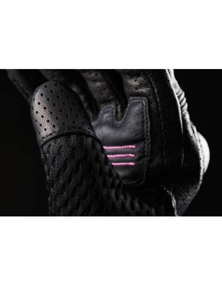 Guantes Furygan TD Air Lady Negro-blanco-rosa XS