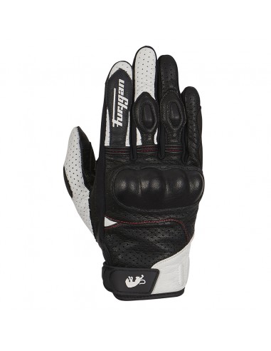 Guantes Furygan TD21 Vented Negro-blanco-rojo S