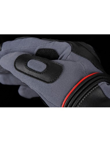 Guantes Furygan Dirt Road Negro-gris-rojo S