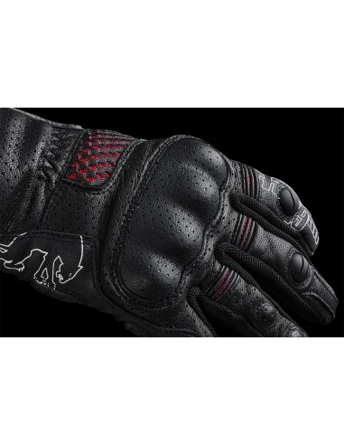 Guantes Furygan TD Air Negro-rojo-blanco S