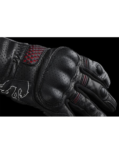 Guantes Furygan TD Air Negro-rojo-blanco S