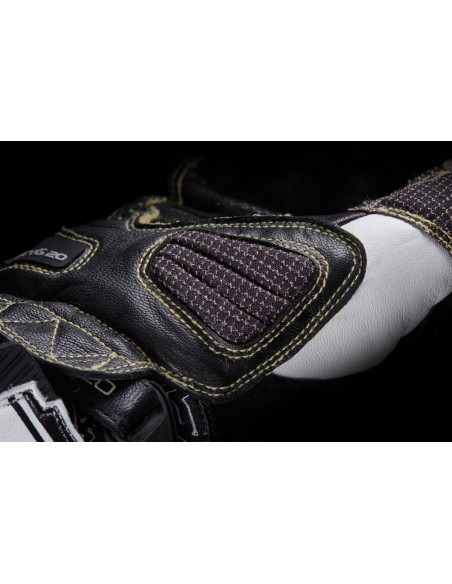 Guantes Furygan STYG20 X Kevlar Blanco y negro S