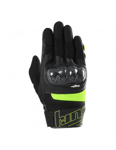 Guantes Furygan Galax Evo Negro y amarillo fluor S