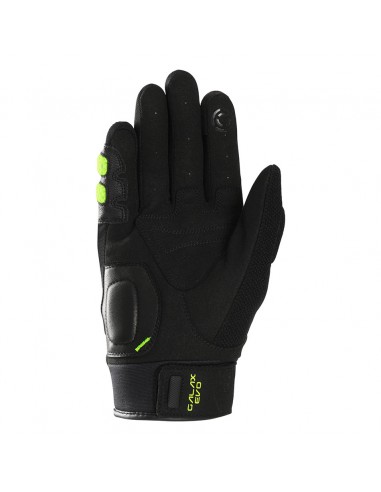Guantes Furygan Galax Evo Negro y amarillo fluor S