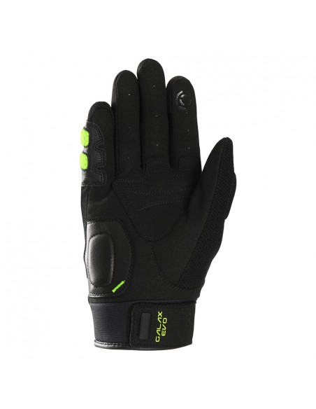 Guantes Furygan Galax Evo Negro y amarillo fluor S