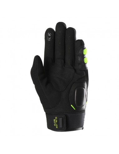 Guantes Furygan Galax Evo Negro y amarillo fluor S