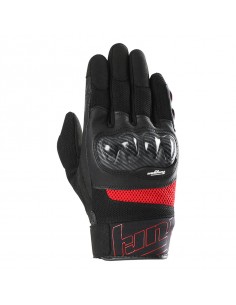 Guantes Furygan Galax Evo Negro y rojo S