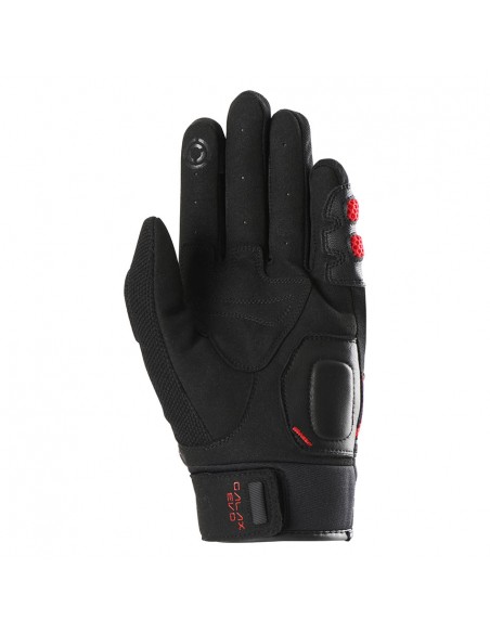 Guantes Furygan Galax Evo Negro y rojo S