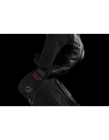 Guantes Furygan Galax Evo Negro y rojo S