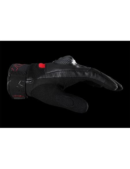 Guantes Furygan Galax Evo Negro y rojo S