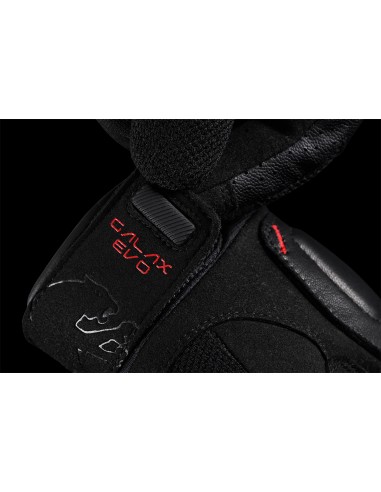 Guantes Furygan Galax Evo Negro y rojo S