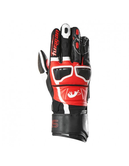 Guantes Furygan STYG15 Negro-blanco-rojo S