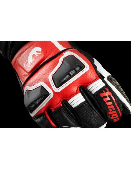 Guantes Furygan STYG15 Negro-blanco-rojo S