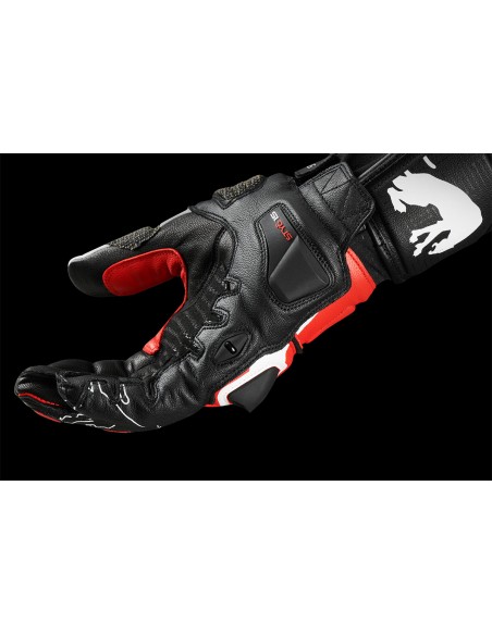 Guantes Furygan STYG15 Negro-blanco-rojo S
