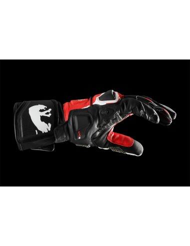 Guantes Furygan STYG15 Negro-blanco-rojo S